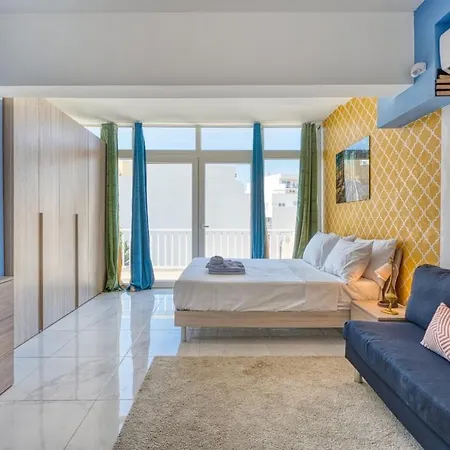 Luxury Bright Penthouses With Jakkuzzi,valletta And Marina Views - Vip Feel * Santa Venera