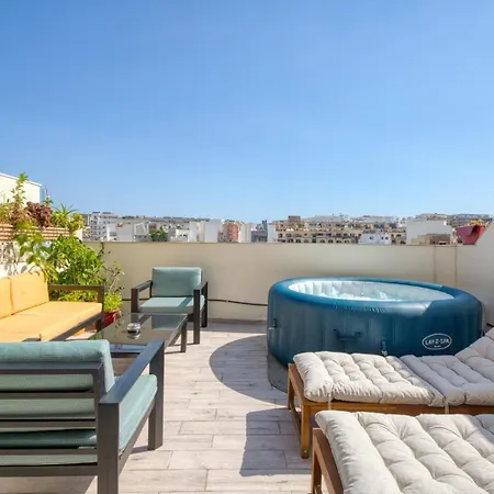 Apartament Luxury Bright Penthouses With Jakkuzzi,valletta And Marina Views - Vip Feel *