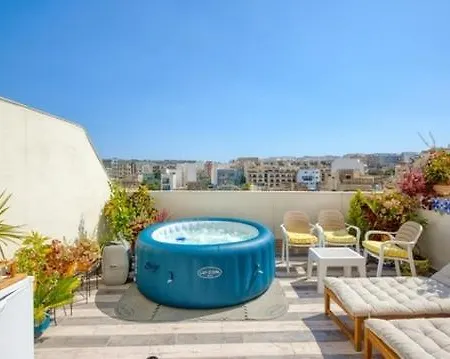 Luxury Bright Penthouses With Jakkuzzi,valletta And Marina Views - Vip Feel Santa Vennera